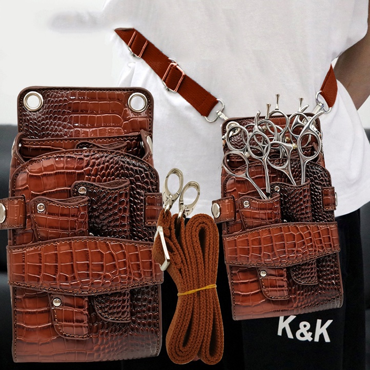 Bao da đựng kéo cắt tóc đa năng tiện dụng (loại 1)