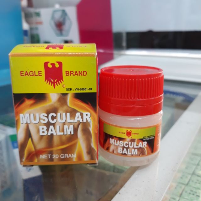 Dầu cù là con ó đỏ Muscular balm 20G - Cao xoa Con Ó Muscular Balm