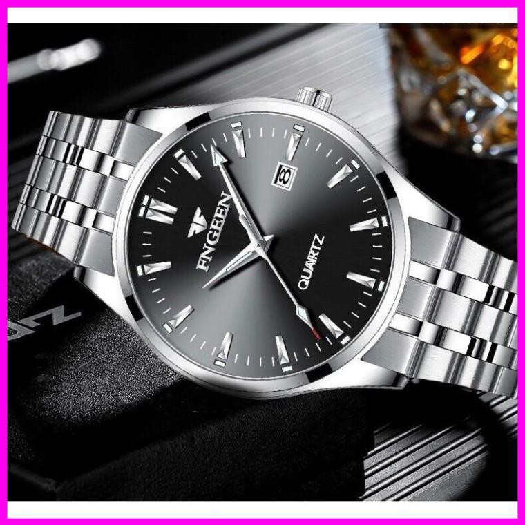 [Hàng xịn] ĐỒNG HỒ FNGEEN CHÍNH HÃNG NAM DÂY THÉP CAO CẤP CHẠY LỊCH NGÀY (TẶNG KÈM HỘP VÀ PIN DỰ PHÒNG) | BigBuy360 - bigbuy360.vn