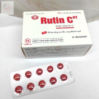 Rutin C HT Hộp 100 viên