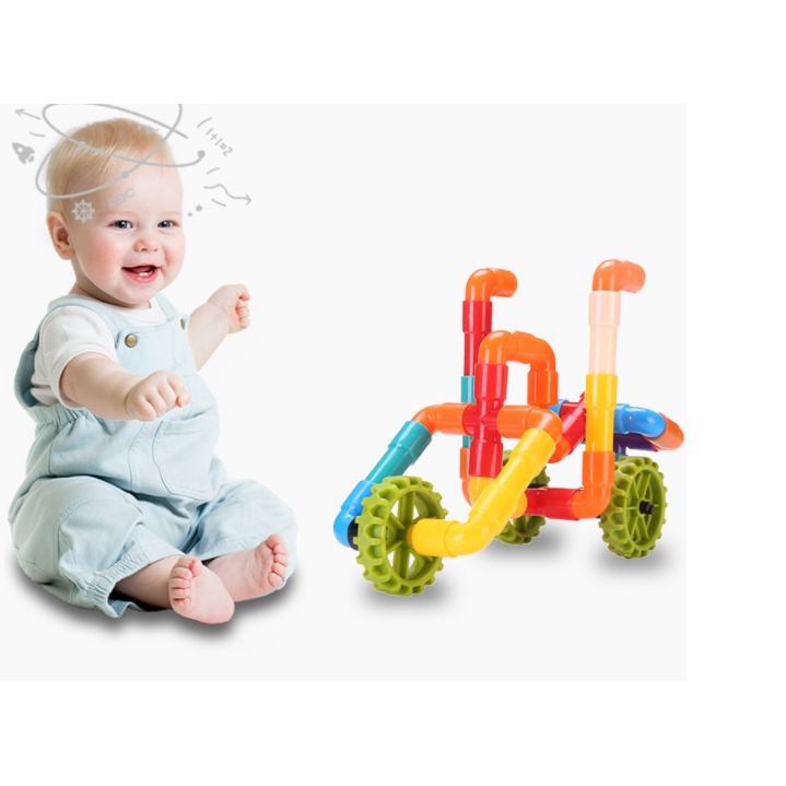 Bộ xếp hình ống nước 96 chi tiết