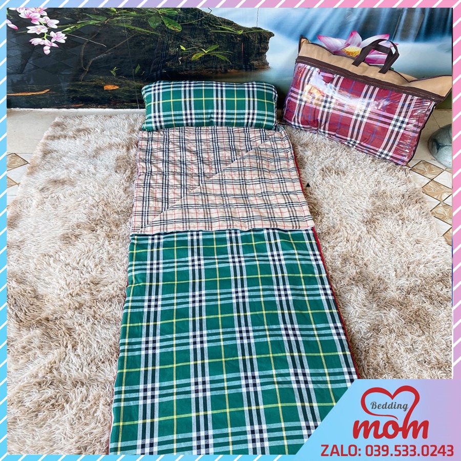💖Hàng loại 1💖 Túi ngủ văn phòng có kèm gối chất liệu nỉ MUJI đa năng tặng kèm túi xách (75×210cm) | BigBuy360 - bigbuy360.vn