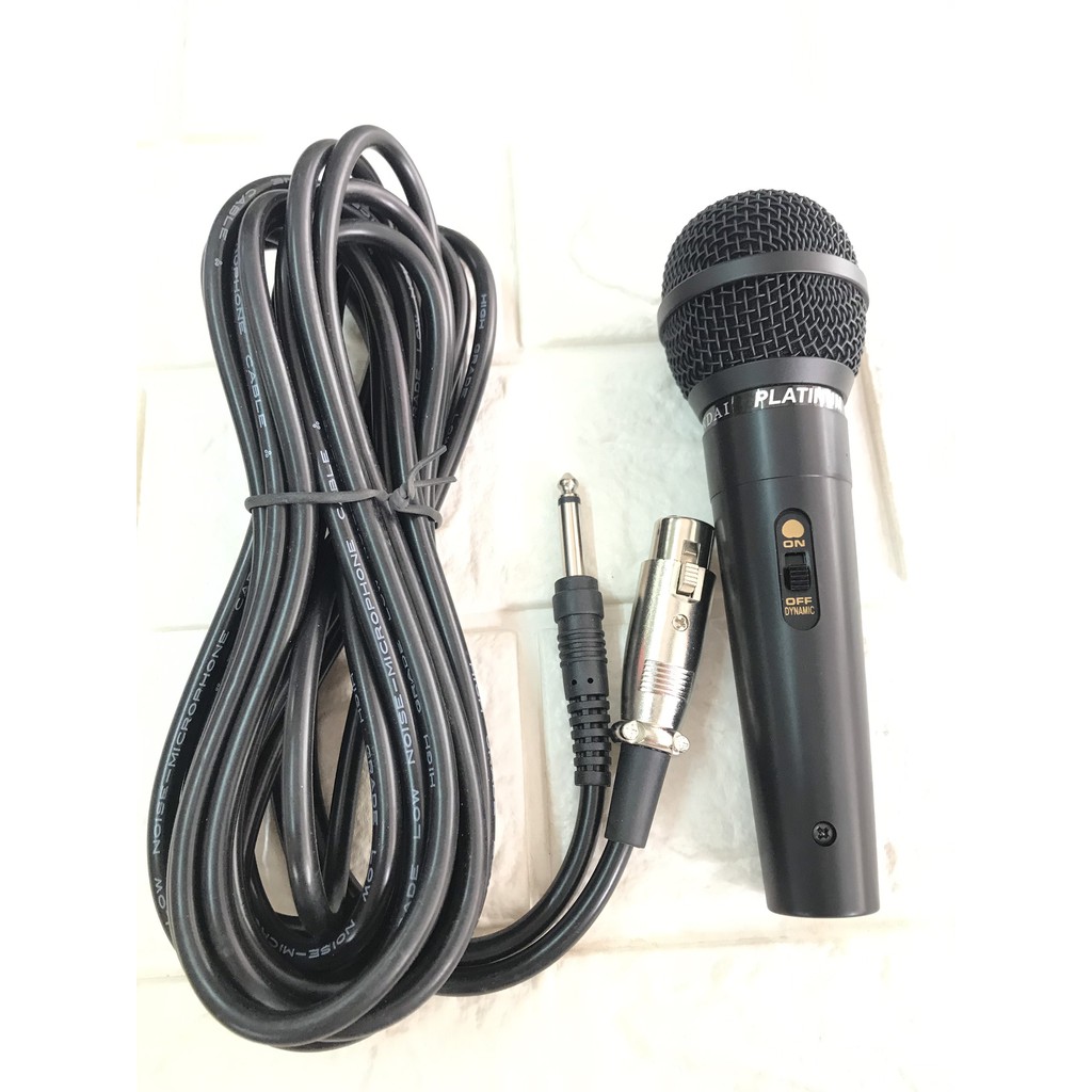 MICRO KARAOKE CÓ DÂY DM-5500 CỰC HÚT,CHỐNG HÚ TỐT