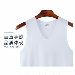 Áo 3 lỗ nam cổ chữ v không đường viền chất thun lụa thoáng mát
