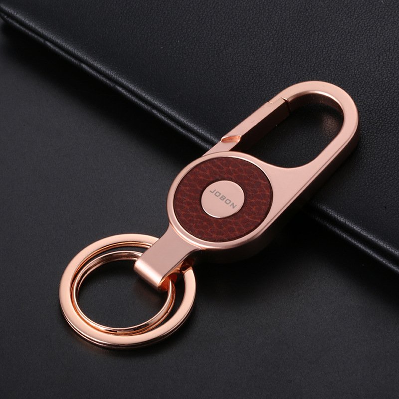 Móc chìa khoá oto, xe máy cao cấp chính hãng JOBON ZB-079A, có hộp làm quà sang trọng, có móc treo đỉa quần, đủ màu