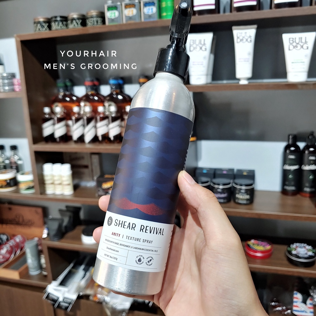 Xịt tạo kiểu TĂNG ĐỘ PHỒNG cho tóc Shear Revival Amity Texture Spray - 8oz / 227g