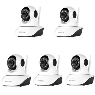 combo 5 Camera quan sát IP Wi-Fi AVATECH 6300B 1.3 (Trắng)