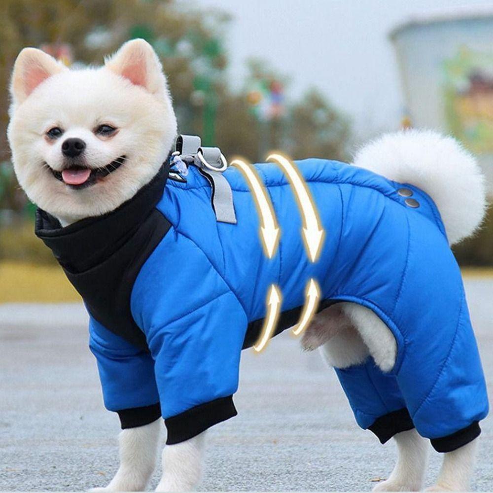 Áo Khoác Chống Gió Chống Nước Giữ Ấm Cho Thú Cưng Cỡ Nhỏ