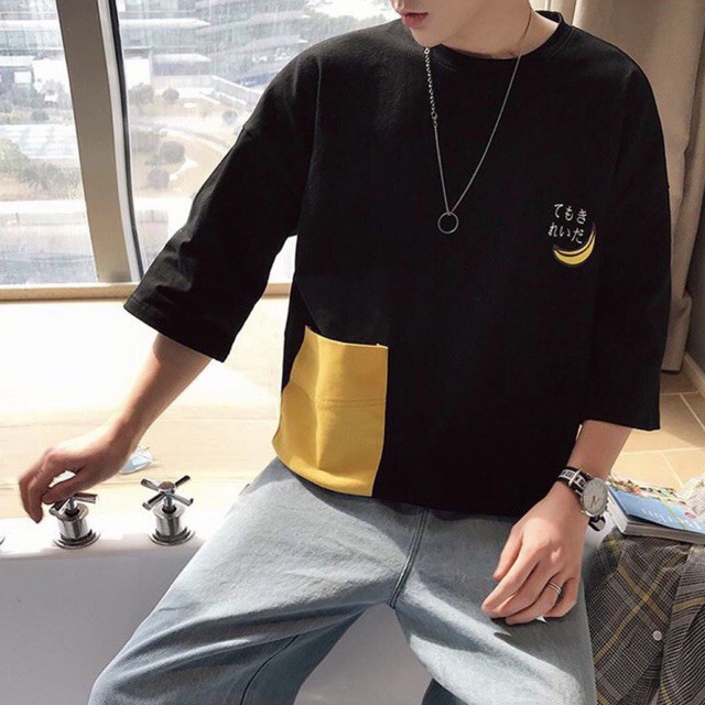 Áo thun tay lỡ form rộng - phông nam nữ cotton oversize - T shirt trái chuối - 2N Unisex | BigBuy360 - bigbuy360.vn