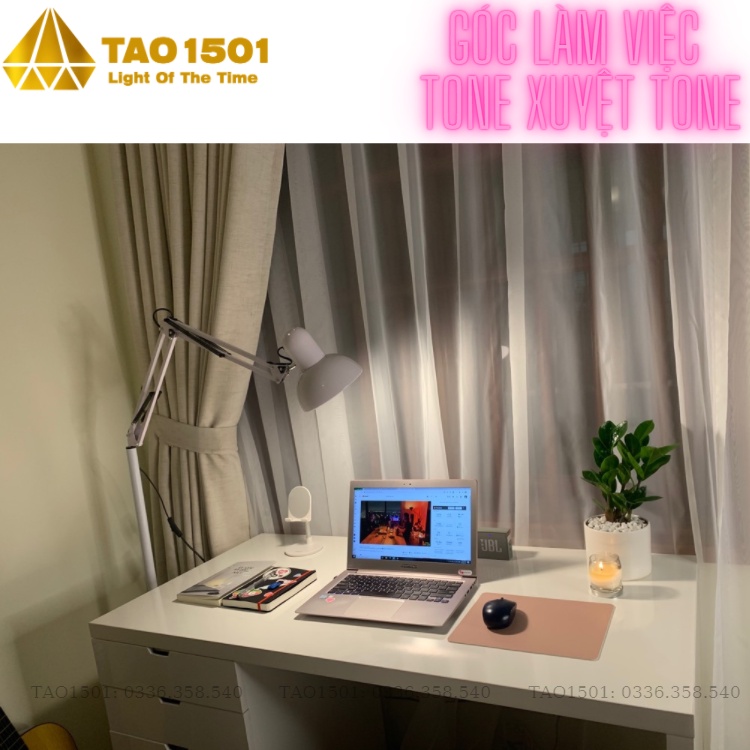 Đèn cây trang trí cao cấp cao 2m - Đọc sách - Làm việc