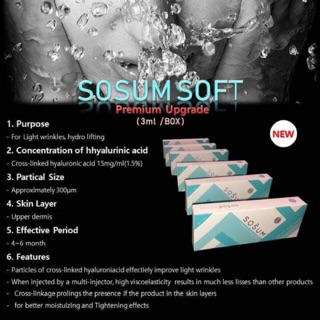 Căng bóng da Sosumsoft serum ( kèm meso 34g)
