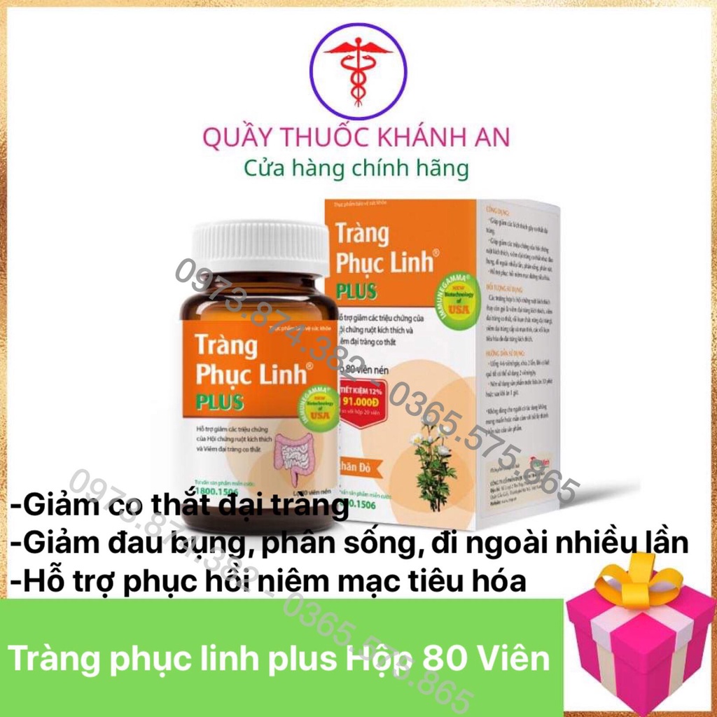 Tràng phục linh plus - lọ 80 viên