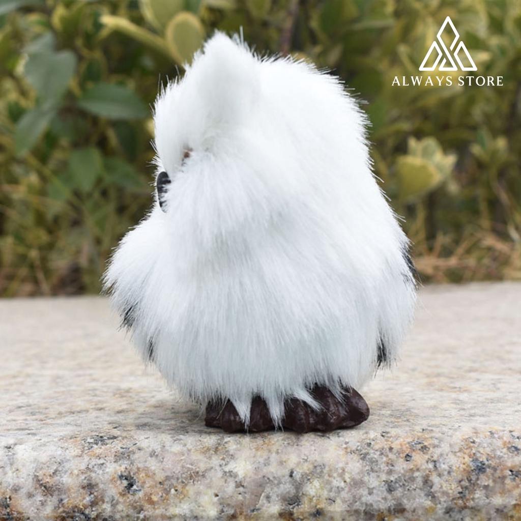 Cú Hedwig mini 7CM - Quà tặng phong cách Harry Potter - Đồ trang trí cực xịn