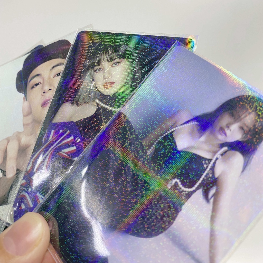 Set 50 bao đựng thẻ hình vuông không axit cho ảnh thẻ KPOP