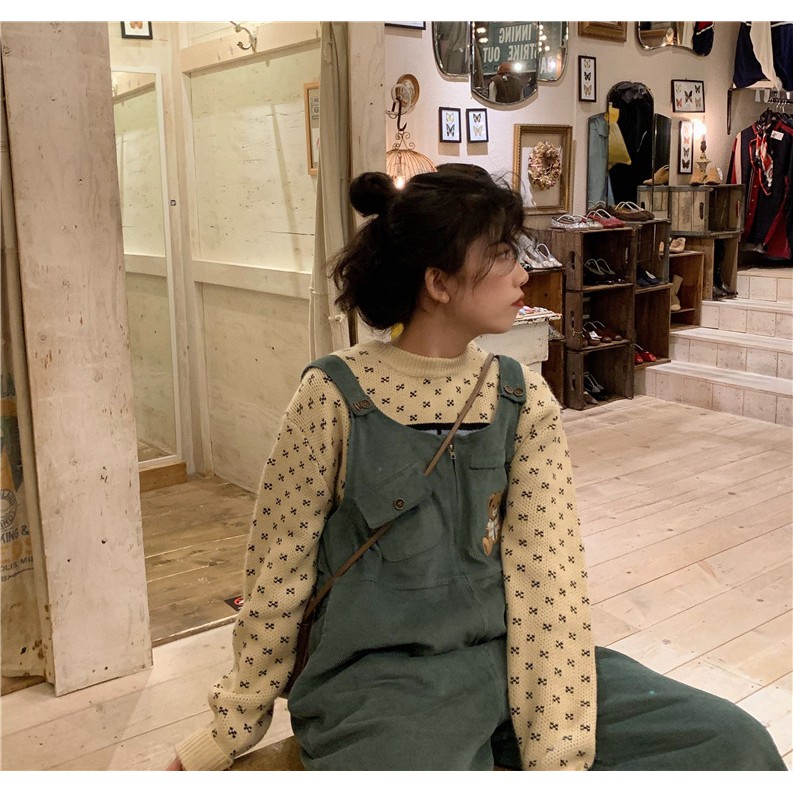 Yếm quần kaki dáng rộng (2 ảnh thật ở cuối) | BigBuy360 - bigbuy360.vn