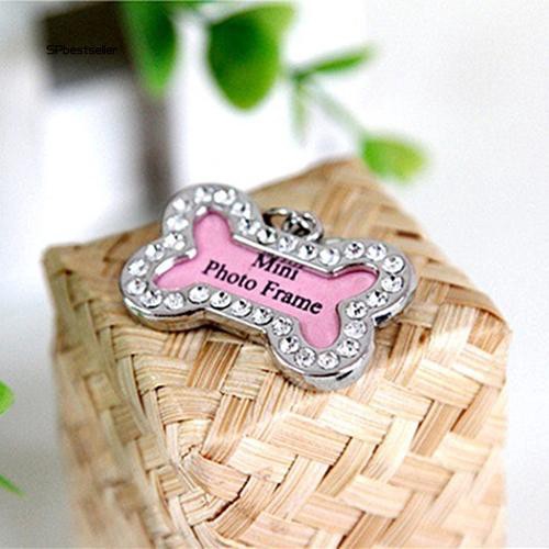 Thẻ tên chống thất lạc hình cục xương đáng yêu cho thú cưng