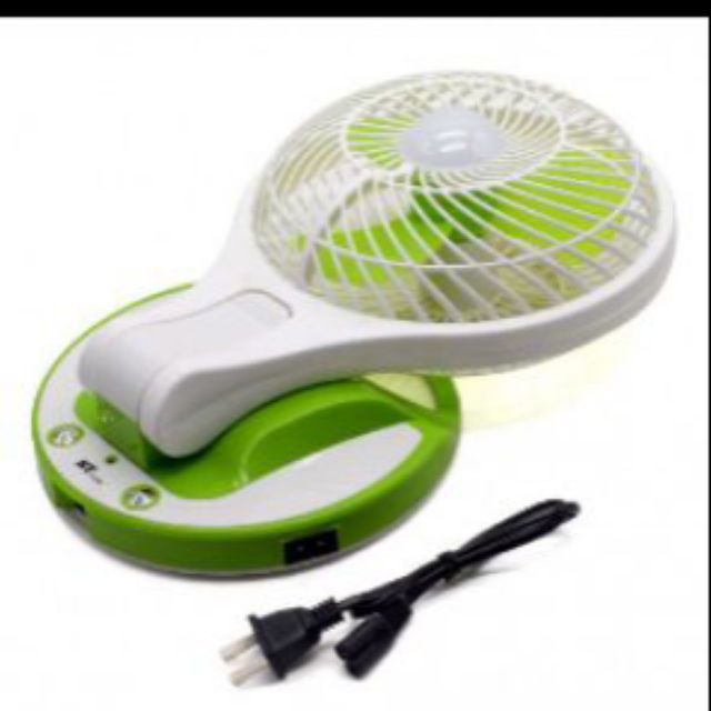 Quạt Tích Điện Kiêm Đèn Pin Mini Fan