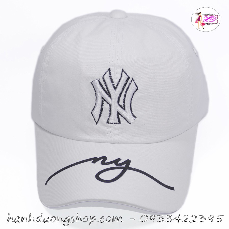 Mũ lưỡi trai NY nón kết nam nữ đẹp chất liệu vải cotton cao cấp thoáng mát mẫu mã nhiều màu thời trang