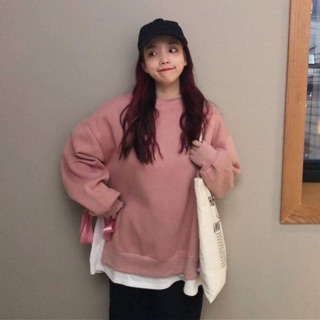 [ORDER] Áo nỉ lót lông xẻ tà thắt nơ