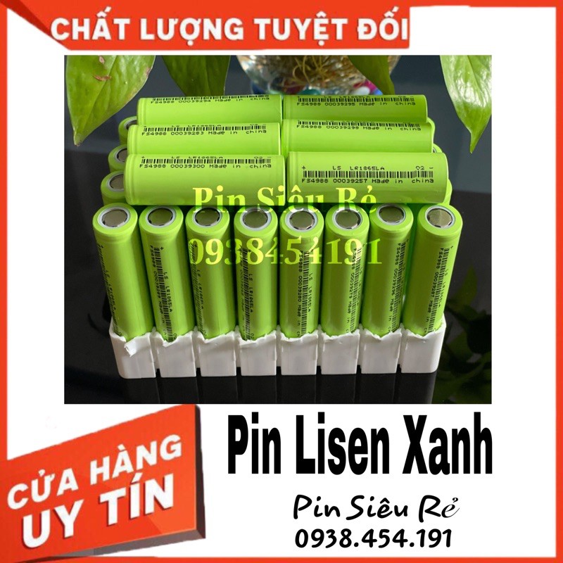 Cell Lisen xanh 18650 new