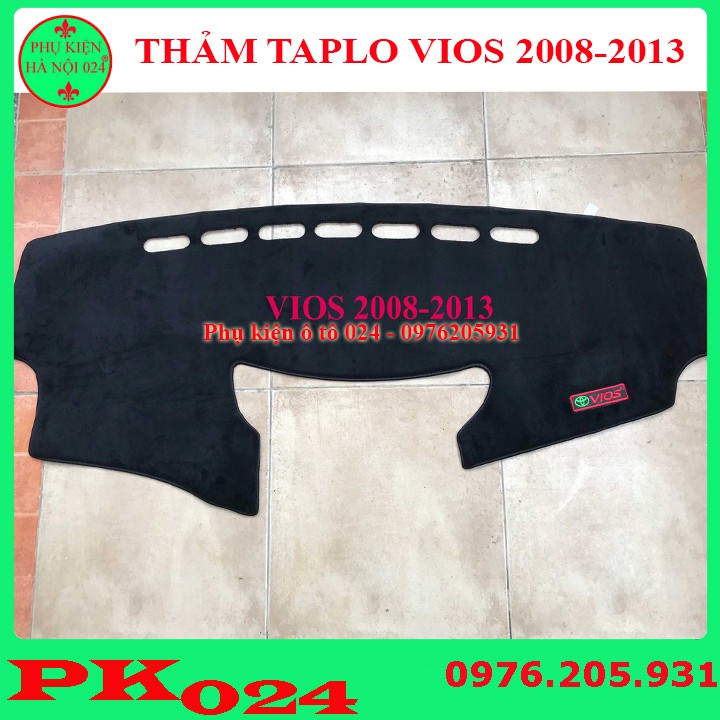 Thảm taplo xe ô tô Vios 2008-2013 chống nắng nóng làm mát xe mở rộng tầm nhìn