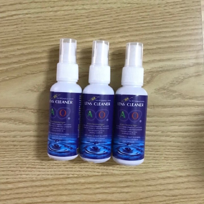 Nước lau kính dạng xịt chuyên dụng dành cho mắt kính, màn hình điện thoại 60ml giúp mắt kính sạch hơn