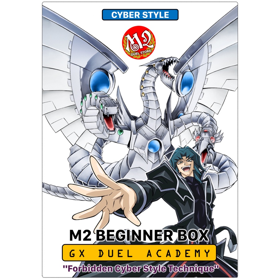 Hộp thẻ bài Yugioh M2 Beginner Box - GX DUEL ACADEMY Deck Speed Duel - Forbidden Cyber Style Technique