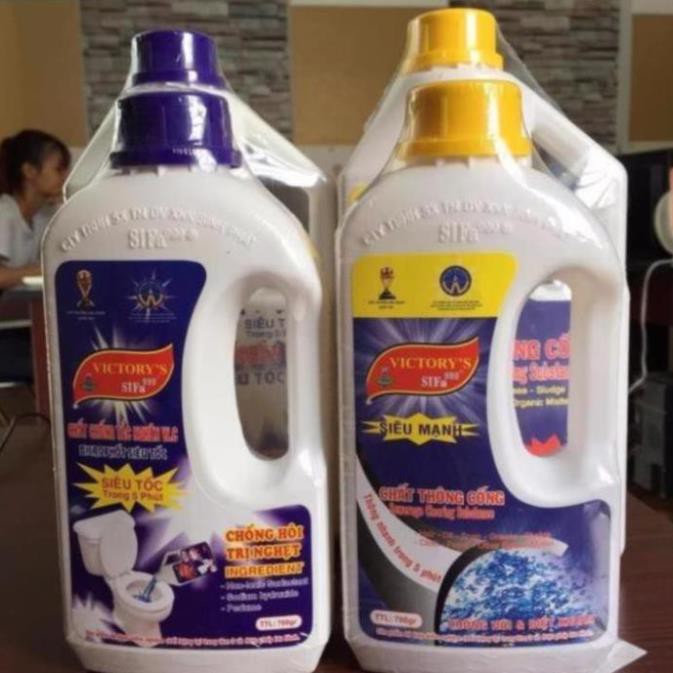 Chất thông tắc đường cống siêu tốc 700ml -  dung dịch tẩy rửa, vệ sinh