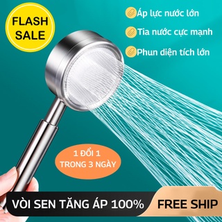 Vòi hoa sen vòi sen tăng áp lực nước mạnh inox không gỉ cao cấp atila shop