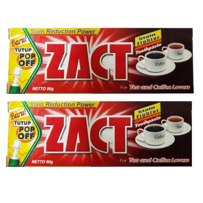 Kem Đánh Răng Zact cho người Uống Trà, Cà Phê và Hút Th.u.ố.c