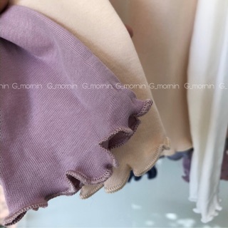 Áo pull cổ lọ viền sóng