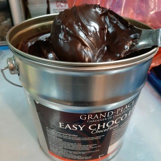 Socola sệt đen Grand place trang trí bánh, viết chữ bánh sinh nhật 100gr