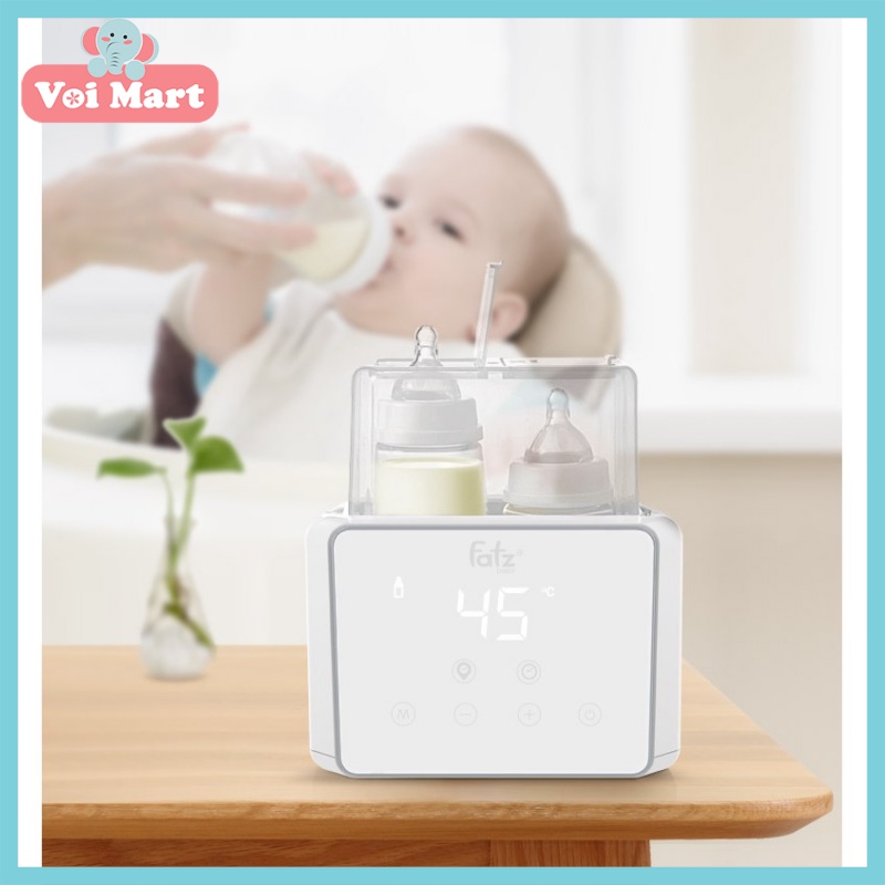 CHÍNH HÃNG Máy hâm sữa tiệt trùng điện tử hẹn giờ Duo 3 Fatzbaby FB3093VN