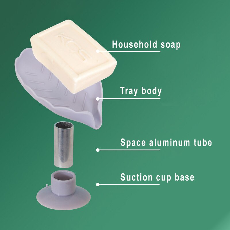 Giá đỡ xà phòng có rãnh thoát nước tiện dụng cho phòng tắm