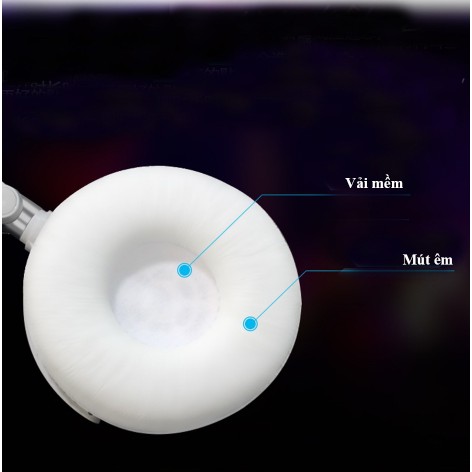 Tai nghe chụp Tai F15 DEVELOPE Màu Trắng ( Có thể gấp gọn)