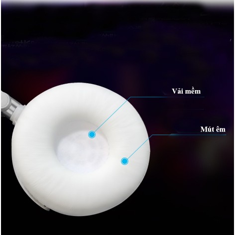 Tai nghe chụp Tai Biro 902 Màu Trắng ( Có thể gấp gọn)