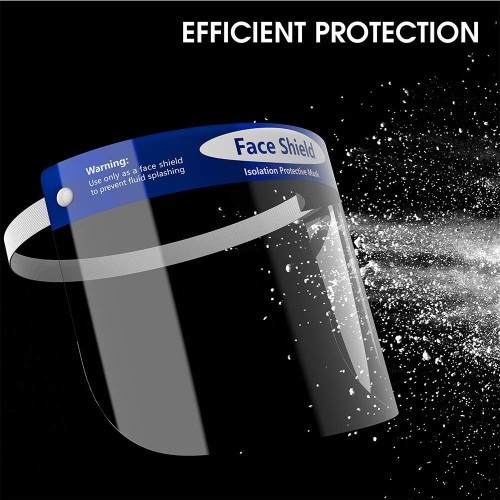 Kính chống giọt bắn, kính bảo hộ, tấm chắn face shield mặt nạ bảo hộ neo,người lớn trẻ em đeo đều vừa