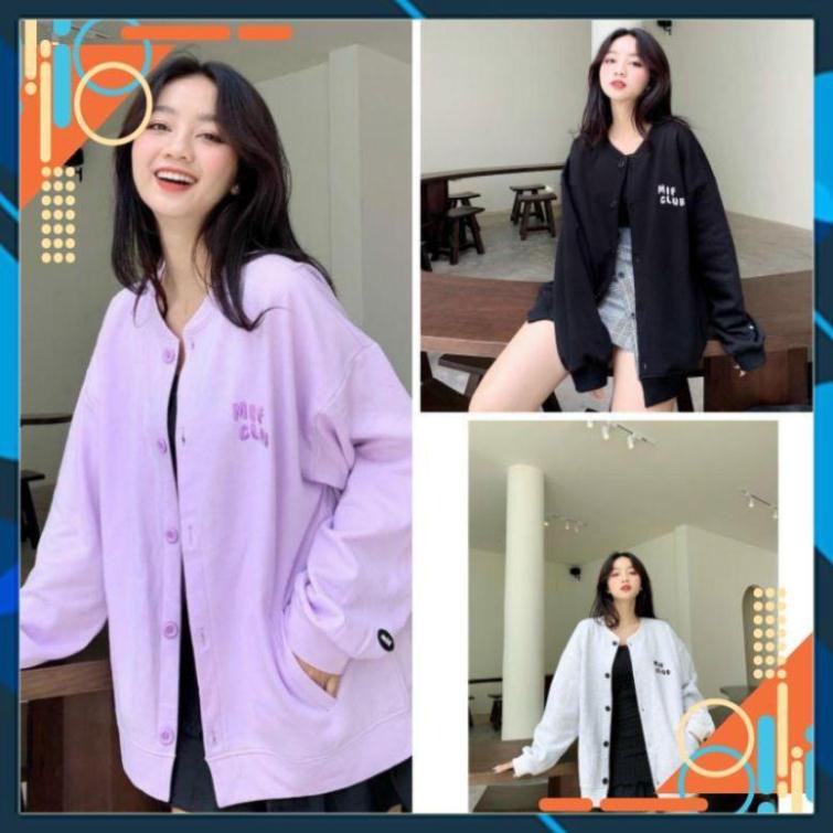 [Mặc Là Đẹp ] ÁO KHOÁC NỈ - ÁO CARDIGAN NỈ MIF CLUB THÊU FROM CHUẨN , ÁO NỈ THỜI TRANG .AK | BigBuy360 - bigbuy360.vn