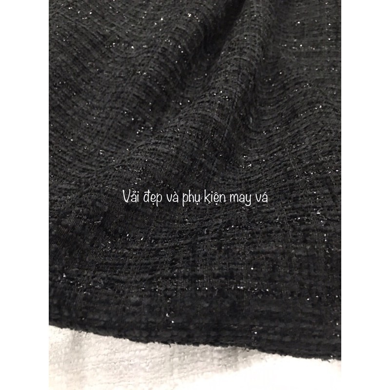 Vải đẹp TWEED Nhung may quần áo váy vest thu đông