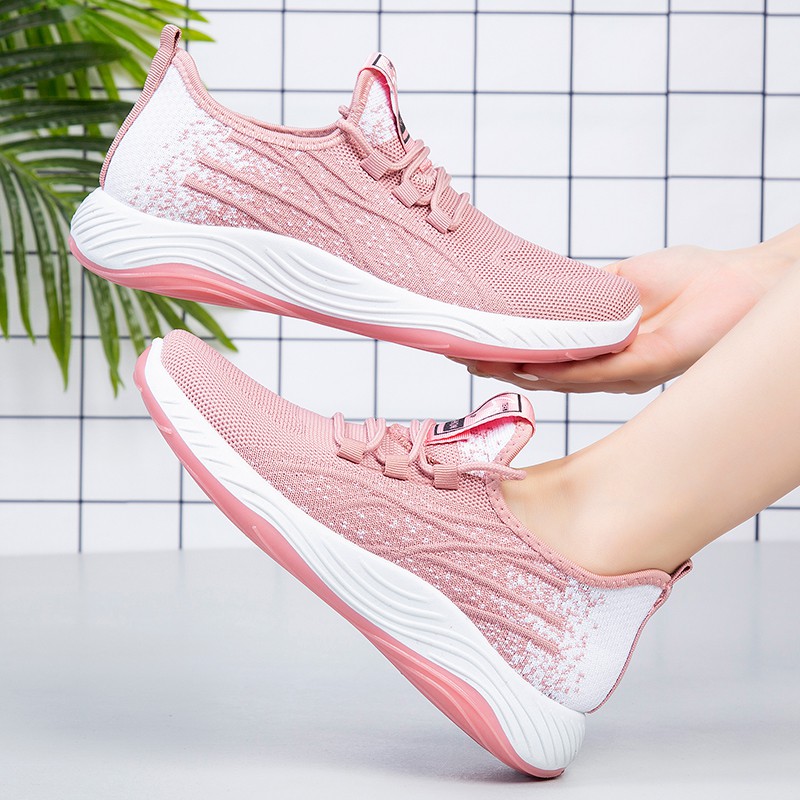 Giày nữ thời trang Giày thể thao mùa hè Giày chạy bộ nhẹ Thoải mái và thoáng khí Giày sneaker Size:36-40