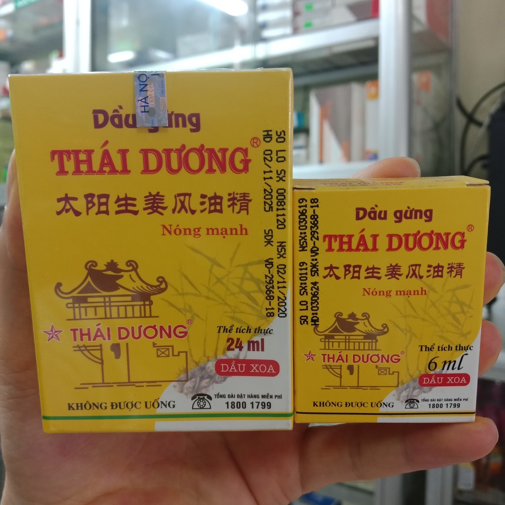 DẦU GỪNG THÁI DƯƠNG