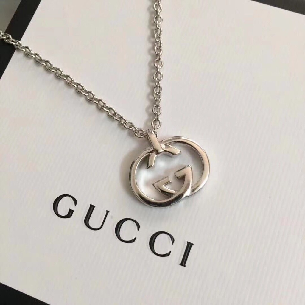 Dây Chuyền Mạ Vàng Họa Tiết Gucci Cá Tính Cho Nam