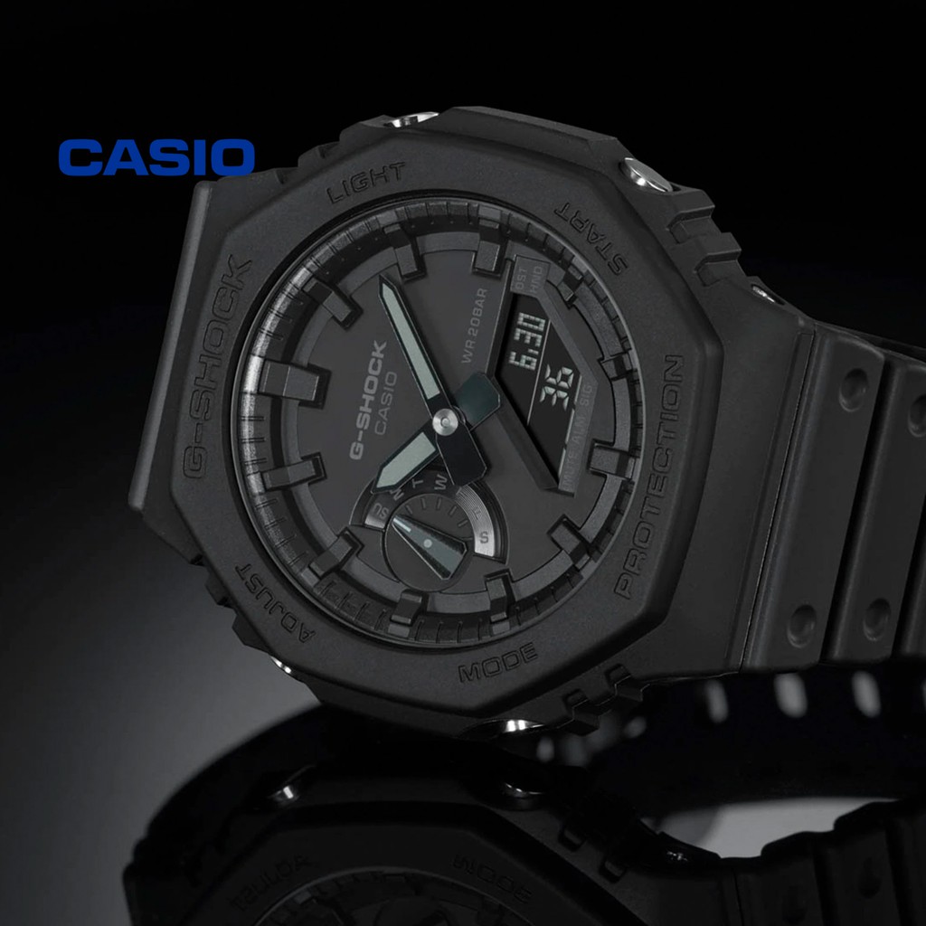 Đồng hồ nam nữ G-Shock Casio GA-2100-1A1DR chính hãng - Bảo hành 1 năm, Thay pin miễn phí trọn đời máy