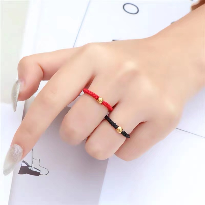 Nhẫn Thép Titan Mạ Vàng 18K Không Phai Không Dị Ứng Hàng Có Sẵn