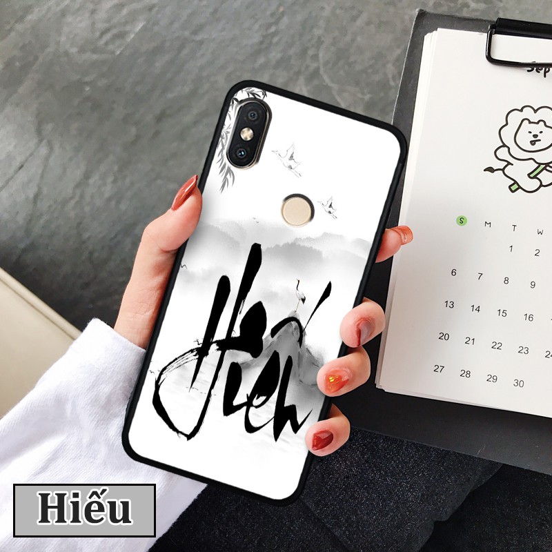 [Mã ELORDER5 giảm 10K đơn 20K] Ốp lưng Xiaomi Mi8 - chữ thư pháp