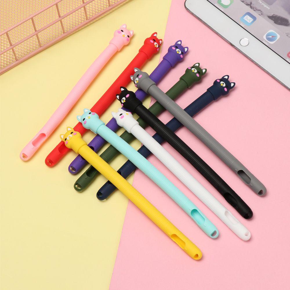 BEBETTERM Hộp Đựng Bút Bằng Silicone Chống Trượt Hình Gấu Hoạt Hình Cho Máy Tính Bảng Pencil 1st