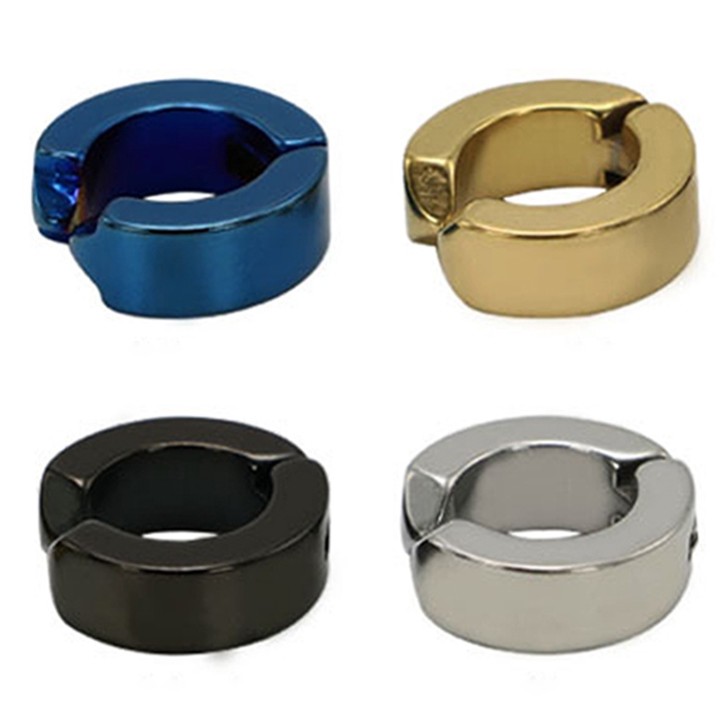 Khuyên kẹp tai phong cách hình học nhiều màu lựa chọn thời trang cho nam