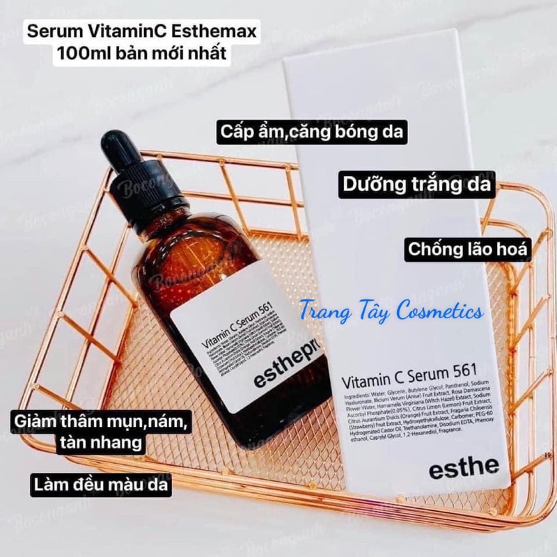 Serum Vitamin C Esthemax sáng da (100ml)