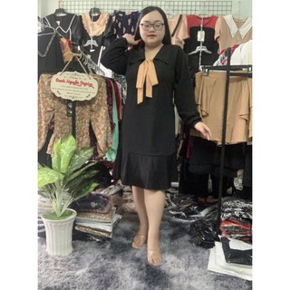 Đầm suông đuôi cá bigsize. hình chính chủ