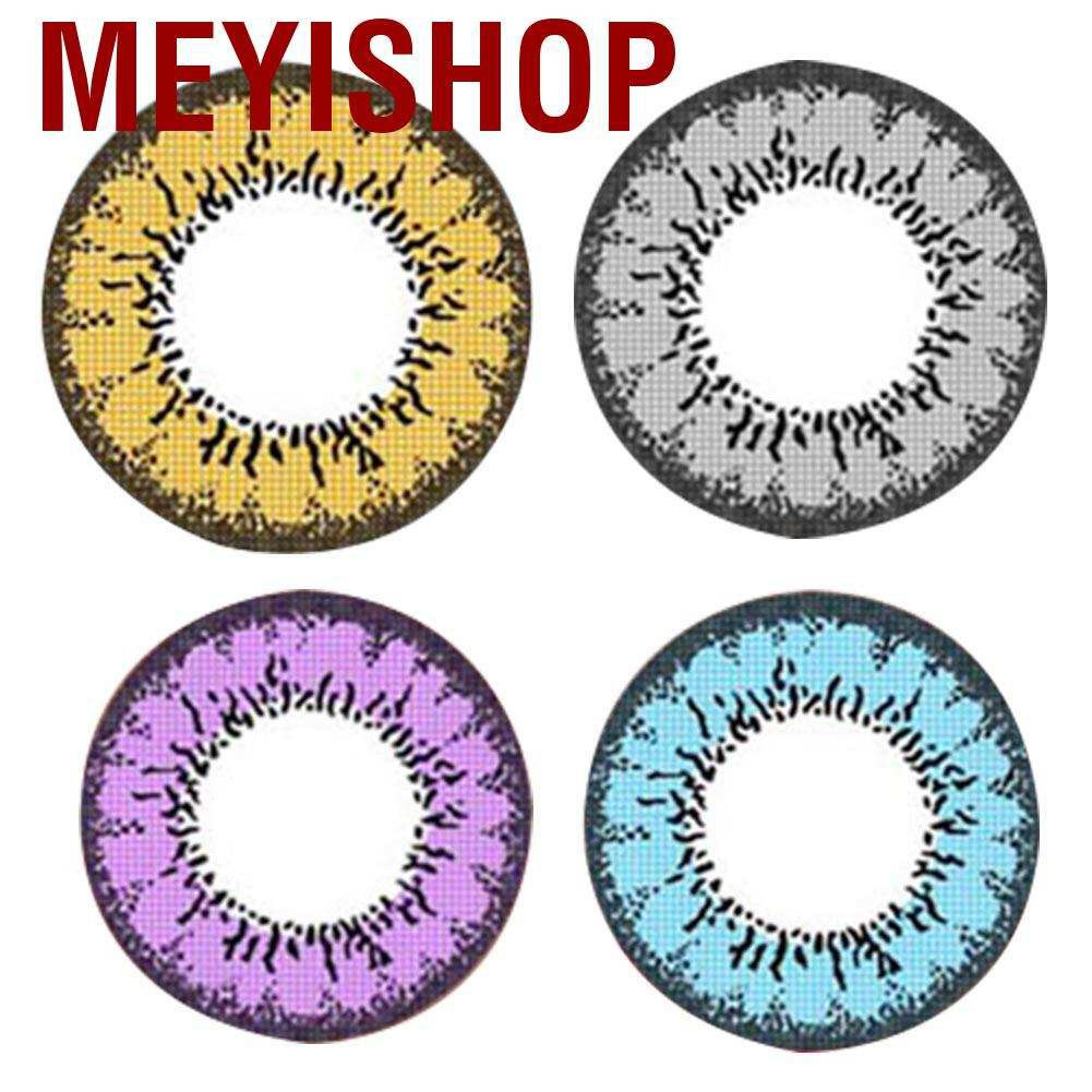 Meyishop 14mm Professional Color Contact Lens Lenses 0 Degree Eye Cosmetic Accessory 1 Pair